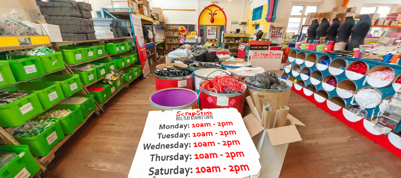 ScrapStore Opening Times