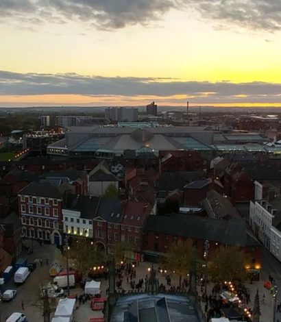 View from: The top of Hull Minster