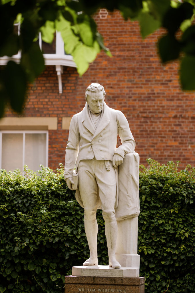  White Stone statue of William Wilberforce 