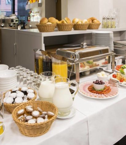 Cornmill Hotel breakfast buffet