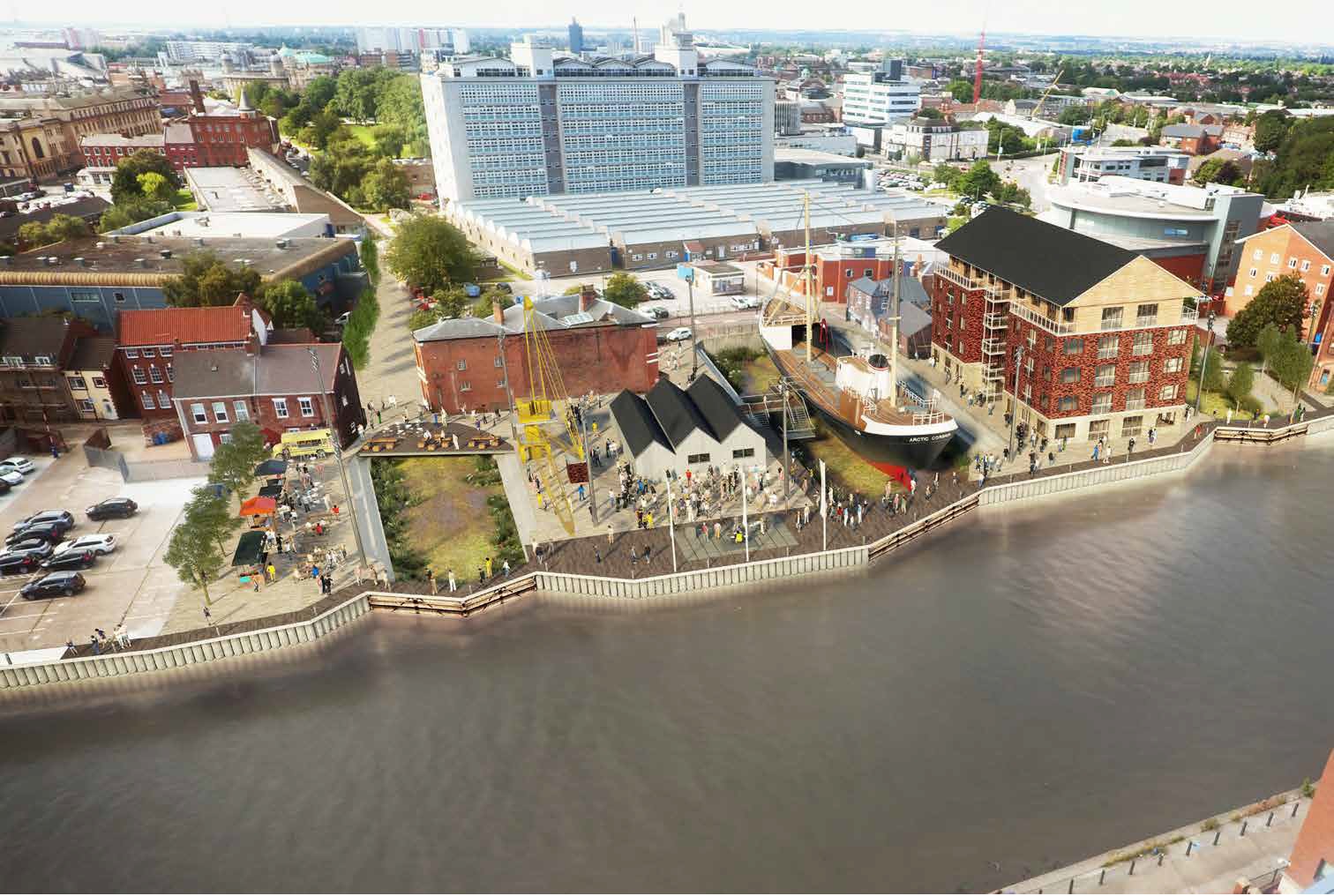 North End Shipyard - Artist's impression