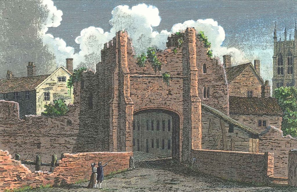 A historic painting of Beverley Gate in Hull, depicting the old city walls and gateway where Sir John Hotham famously refused entry to King Charles I in 1642. The artwork captures the significance of this moment in Hull’s history
