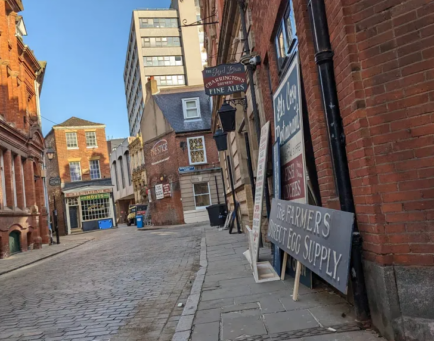 Filming in Hull