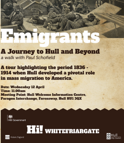 Emigrants – A Journey to Hull & Beyond, Guided Walk