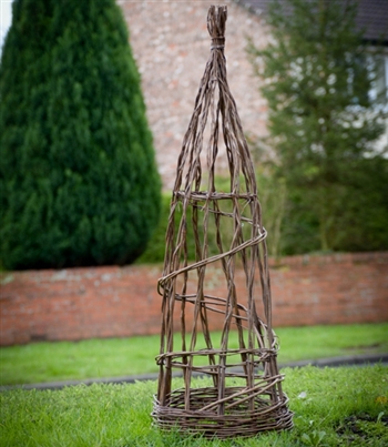 Willow Obelisk & Dragonflies Weaving