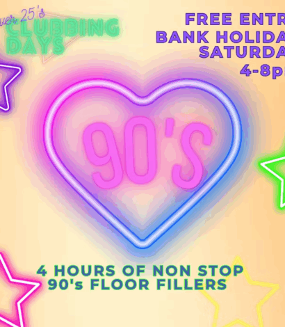Ultimate 90’s Bank Holiday Weekender