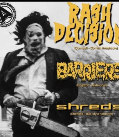 Rash Decision + Barriers + Shreds + Face-Off