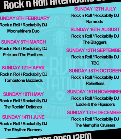 50s and 60s Rock n Roll Afternoons 2026