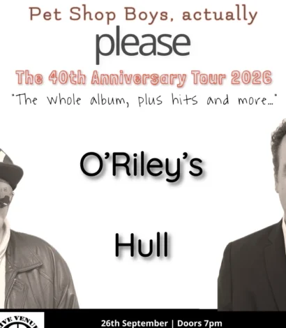 Pet Shop Boys, Actually – Please Tour 2026