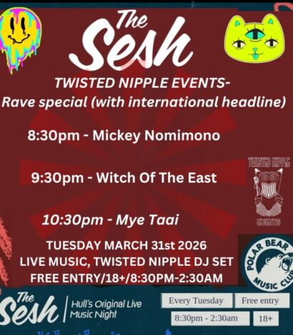 Twisted Nipple Sesh takeover – Rave Special with Mye Taii(NL) Witch Of The East and Mickey Nomimono